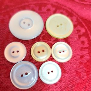 Vintage bundle of Mother of Pearl buttons  (56)